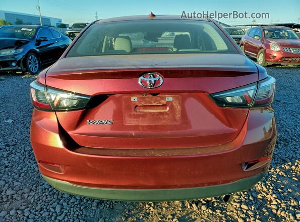 3MYDLBYV2LY711960 2020 TOYOTA YARIS Red Հետևի տեսք