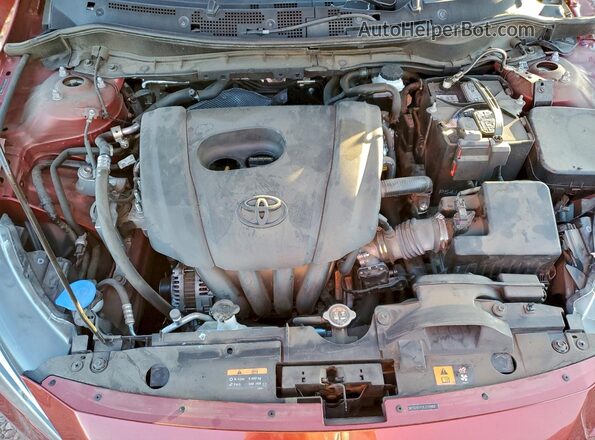 3MYDLBYV2LY711960 2020 TOYOTA YARIS Red Սալոնի հետևի տեսք