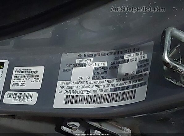3MYDLBYV4JY331354 2018 TOYOTA YARIS IA Silver 