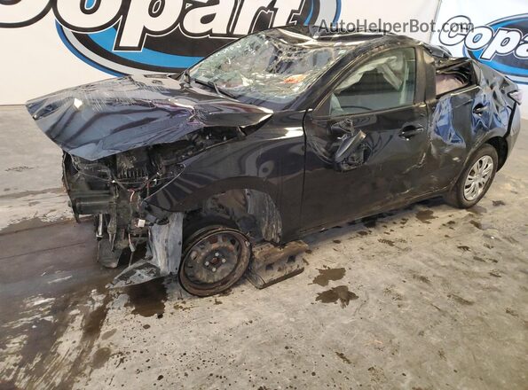 3MYDLBYV4LY705688 2020 TOYOTA YARIS Black Widok naklejki z numerem VIN
