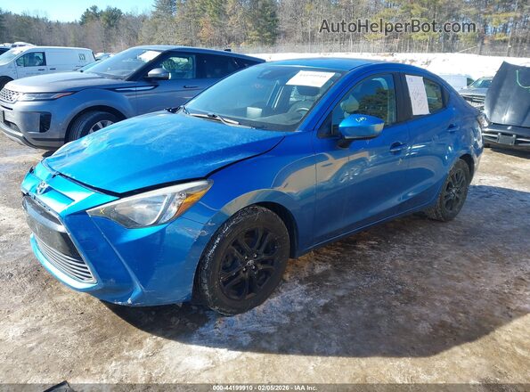 3MYDLBYV5HY171530 2017 TOYOTA YARIS IA Blue Առջևի ձախ երեք քառորդ տեսարան