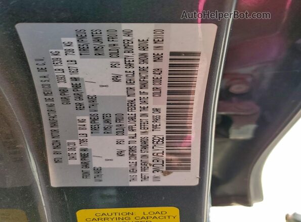 3MYDLBYV6LY716921 2020 TOYOTA YARIS Gray 