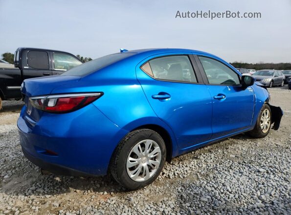 3MYDLBYV7LY714885 2020 TOYOTA YARIS Blue Rear right