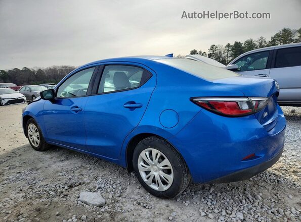 3MYDLBYV7LY714885 2020 TOYOTA YARIS Blue Rear left