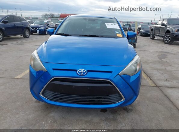 3MYDLBYV8JY320387 2018 TOYOTA YARIS IA Blue უკანა სალონის ხედი