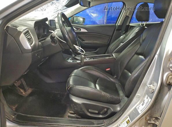 3MZBN1L34JM267787 2018 MAZDA 3 Silver Widok wnętrza z przodu