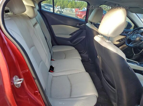 3MZBN1M3XHM133682 2017 MAZDA 3 Красный Вид задних сидений