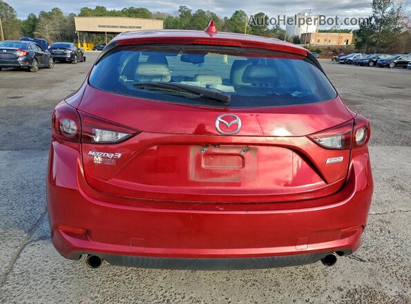 3MZBN1M3XHM133682 2017 MAZDA 3 Красный Вид сзади