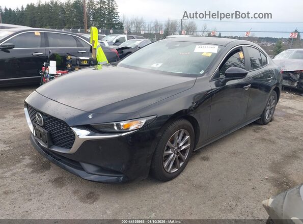 3MZBPAAL4NM303402 2022 MAZDA 3 Черный Передняя левая четверть