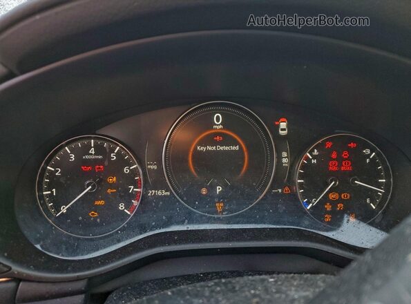 3MZBPBCM5RM408788 2024 MAZDA 3 Gray Вид щитка приладів
