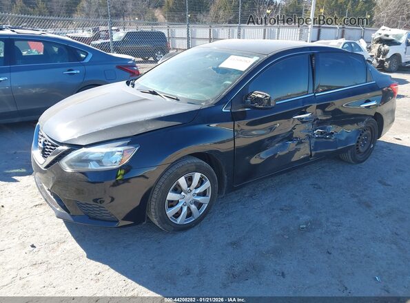 3N1AB7AP0JY238153 2018 NISSAN SENTRA Black Передня ліва чверть