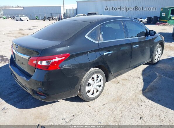 3N1AB7AP0JY238153 2018 NISSAN SENTRA Black Задня права чверть