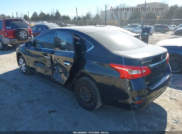 3N1AB7AP0JY238153 2018 NISSAN SENTRA Black Задня ліва чверть