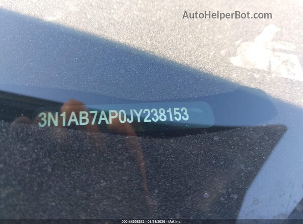 3N1AB7AP0JY238153 2018 NISSAN SENTRA Black Вид підкапотного простору