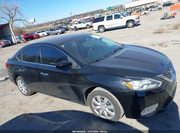 3N1AB7AP0JY238153 2018 NISSAN SENTRA Black Вид щитка приладів
