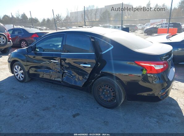 3N1AB7AP0JY238153 2018 NISSAN SENTRA Black Вид задньої частини салону
