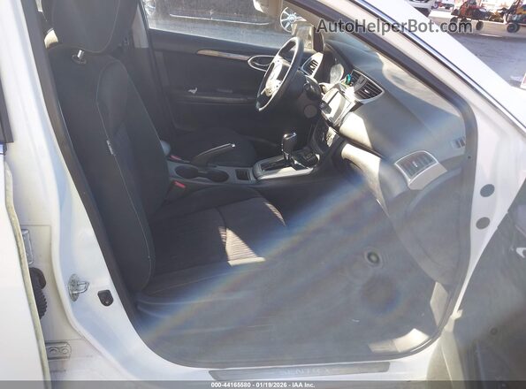 3N1AB7AP0KY346905 2019 NISSAN SENTRA White წინა სალონის ხედი