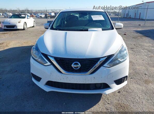 3N1AB7AP0KY346905 2019 NISSAN SENTRA White უკანა სალონის ხედი