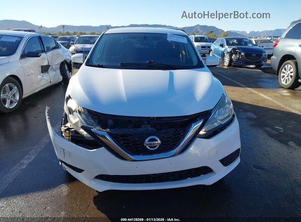 3N1AB7AP1JY304287 2018 NISSAN SENTRA White Вид щитка приладів