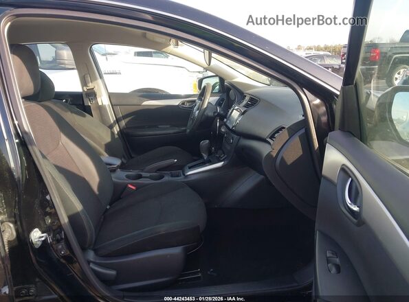 3N1AB7AP1KY324590 2019 NISSAN SENTRA Black Front interior view
