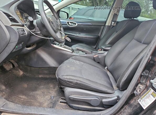 3N1AB7AP2GY233934 2016 NISSAN SENTRA Black Widok wnętrza z przodu