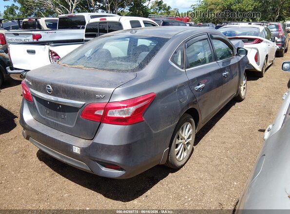 3N1AB7AP2KL611448 2019 NISSAN SENTRA Gray Trasero derecho