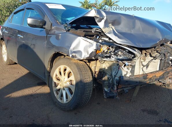 3N1AB7AP2KL611448 2019 NISSAN SENTRA Gray 