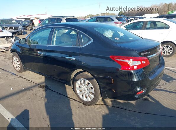 3N1AB7AP5HY382419 2017 NISSAN SENTRA Black Trasero izquierdo