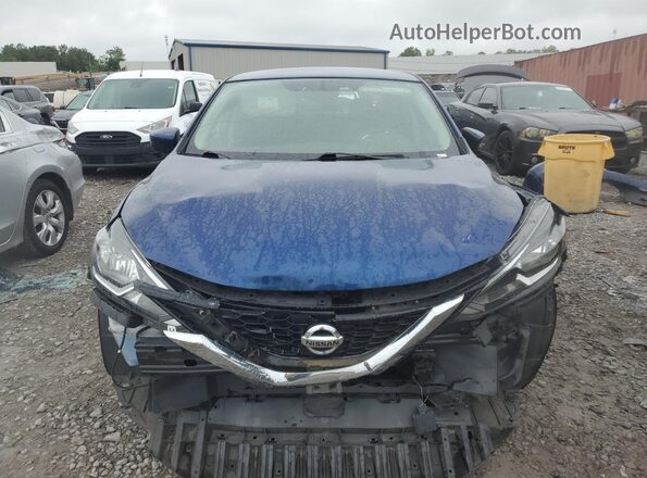 3N1AB7AP5KY247965 2019 NISSAN SENTRA Blue წინა ხედი