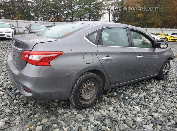3N1AB7AP5KY301443 2019 NISSAN SENTRA Gray Rear right