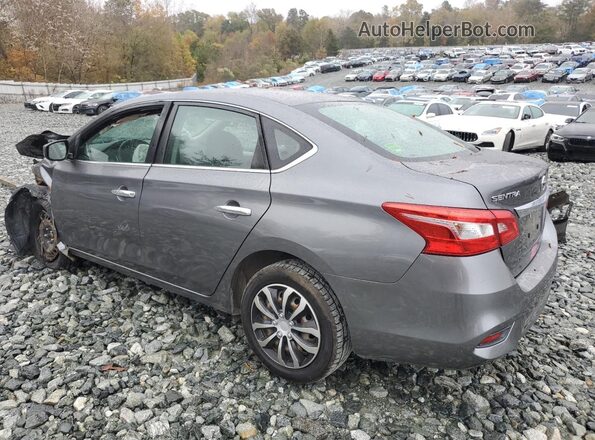 3N1AB7AP5KY301443 2019 NISSAN SENTRA Gray Rear left