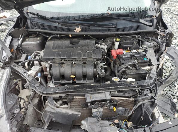 3N1AB7AP5KY301443 2019 NISSAN SENTRA Gray Rear interior view