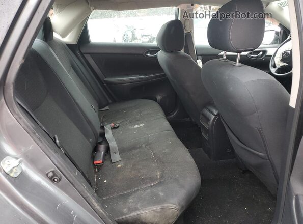 3N1AB7AP5KY301443 2019 NISSAN SENTRA Gray Rear seats view
