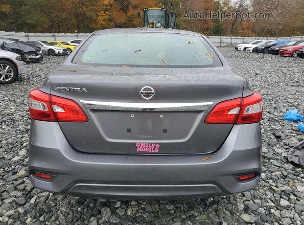 3N1AB7AP5KY301443 2019 NISSAN SENTRA Gray Rear view