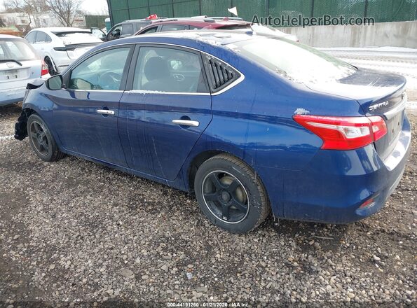 3N1AB7AP7JY291593 2018 NISSAN SENTRA Blue უკანა მარცხენა