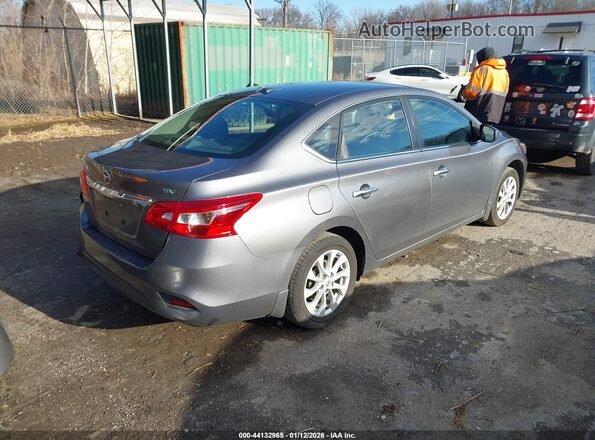 3N1AB7AP7KY382347 2019 NISSAN SENTRA Gray უკანა მარჯვენა