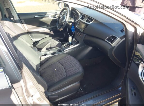 3N1AB7AP7KY382347 2019 NISSAN SENTRA Gray წინა სალონის ხედი