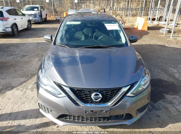 3N1AB7AP7KY382347 2019 NISSAN SENTRA Gray ხელსაწყოთა პანელის ხედი