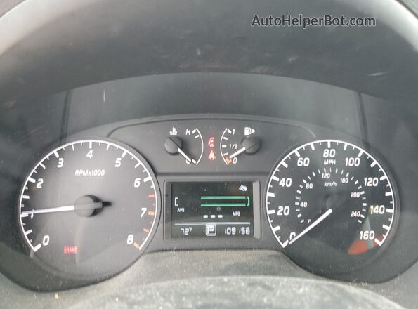 3N1AB7AP9GY264484 2016 NISSAN SENTRA Gray ხელსაწყოთა პანელის ხედი