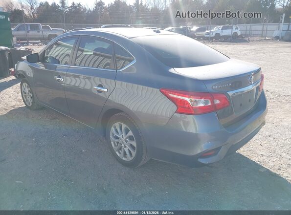 3N1AB7AP9KY278376 2019 NISSAN SENTRA Gray Задня ліва чверть