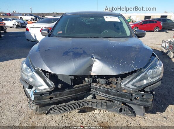 3N1AB7AP9KY278376 2019 NISSAN SENTRA Gray Вид задньої частини салону