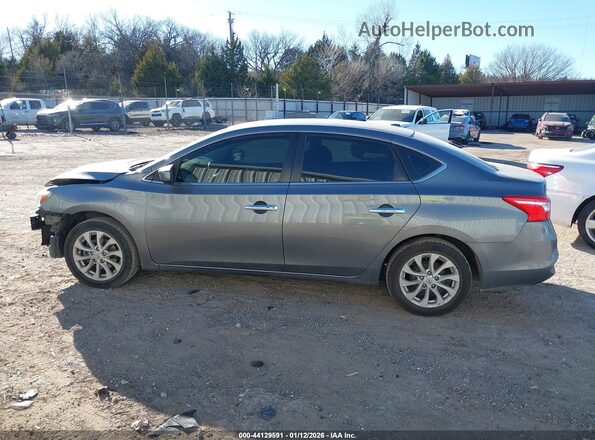 3N1AB7AP9KY278376 2019 NISSAN SENTRA Gray 