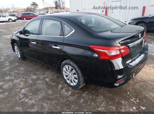 3N1AB7AP9KY279186 2019 NISSAN SENTRA Black Rear left