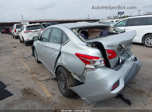 3N1AB7APXGY281858 2016 NISSAN SENTRA Silver Задня ліва чверть