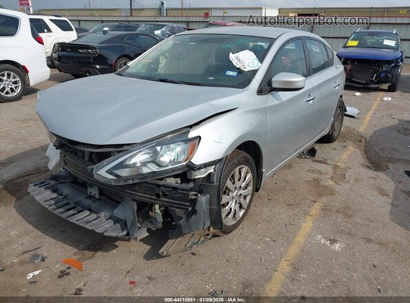 3N1AB7APXGY281858 2016 NISSAN SENTRA Silver Передня ліва чверть
