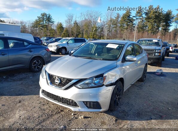 3N1AB7APXHY384232 2017 NISSAN SENTRA Silver Vista tres cuartos delantera izquierda