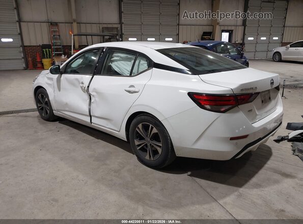 3N1AB8CV0MY299850 2021 NISSAN SENTRA White უკანა მარცხენა