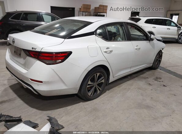3N1AB8CV0MY299850 2021 NISSAN SENTRA White უკანა მარჯვენა