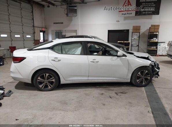 3N1AB8CV0MY299850 2021 NISSAN SENTRA White უკანა სალონის ხედი