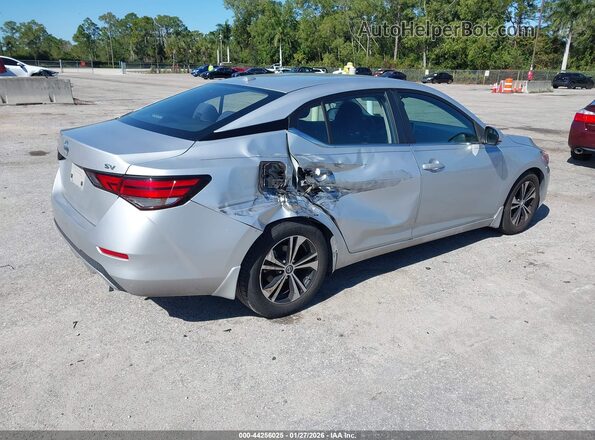 3N1AB8CV2LY288802 2020 NISSAN SENTRA Silver Задня права чверть